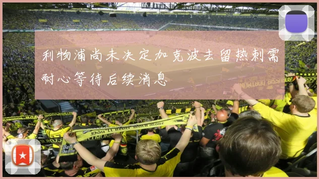 利物浦尚未决定加克波去留热刺需耐心等待后续消息
