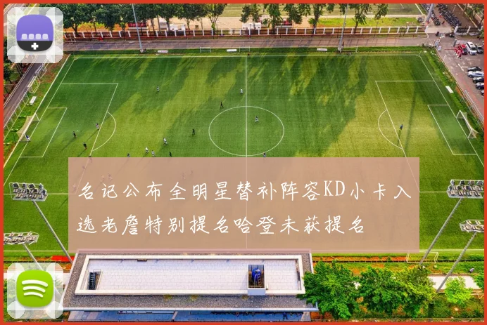 名记公布全明星替补阵容KD小卡入选老詹特别提名哈登未获提名