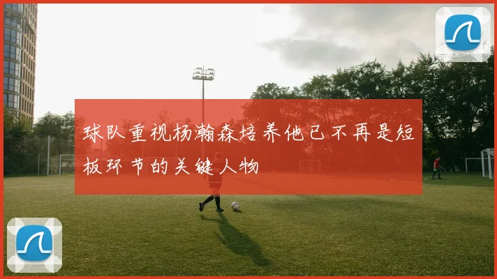 球队重视杨瀚森培养他已不再是短板环节的关键人物